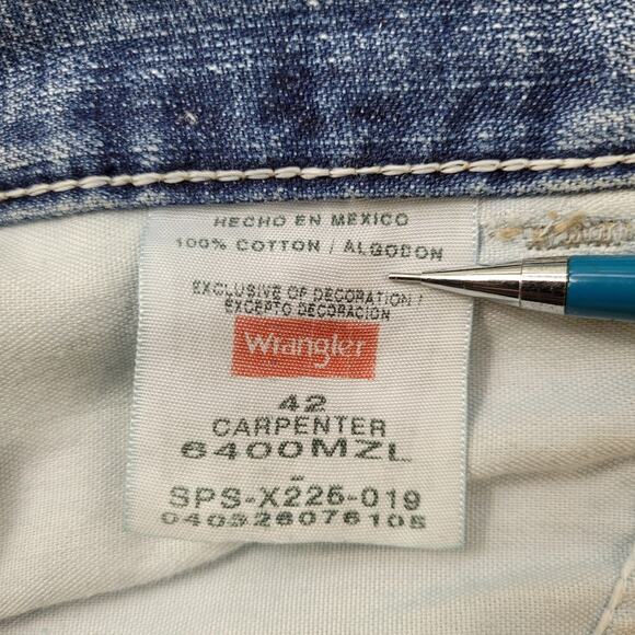 Wrangler Carpenter Denim Shorts size 42 - Picture 7 of 8